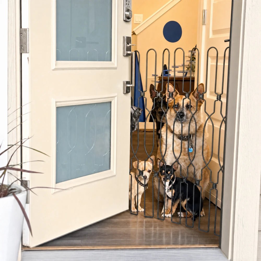 Brixy and Blanket Retractable Safe Gate