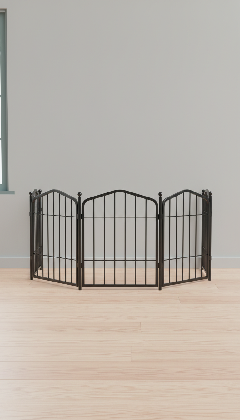 Expandable Metal Pet Fence