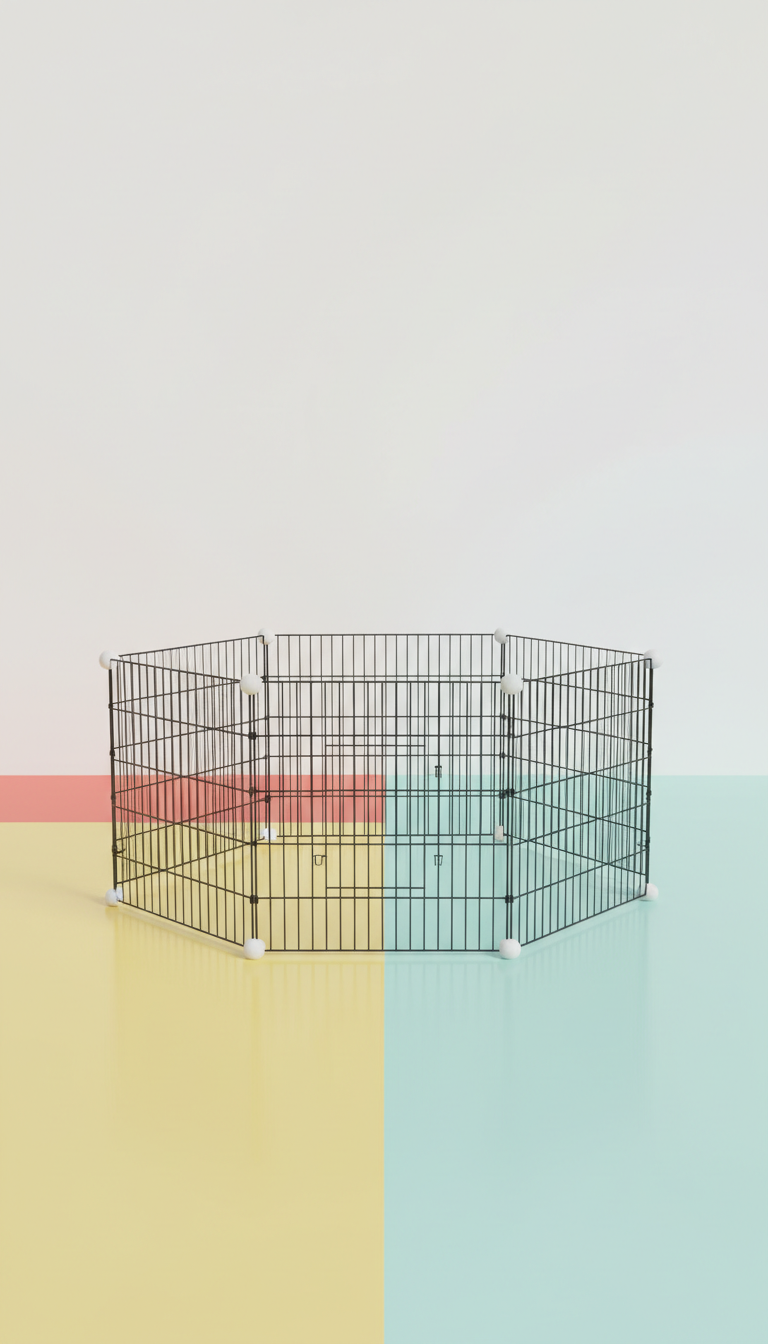 Expandable Metal Pet Fence